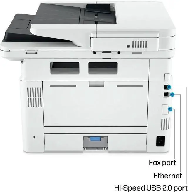 Alt view image 5 of 7 - HP LaserJet Pro MFP 4101fdw Wireless Black & White All-in-One Laser Printer, Scanner, Copier, Fax, Best-for-Office (2Z619F)
