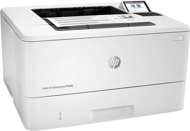 Alt view image 5 of 7 - HP LaserJet Enterprise M406dn Monochrome Printer with built-in Ethernet & 2-sided printing (3PZ15A), white
