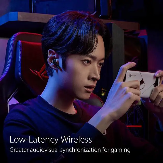 Alt view image 6 of 7 - ASUS ROG Keris Lightweight FPS Optical Gaming Mouse with ROG Paracord Soft Cable, Specially-Tuned ROG 16,000 dpi Sensor Bundle with ASUS ROG Cetra True Wireless Gaming Headphone