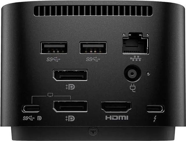 Alt view image 4 of 6 - HP Thunderbolt Dock 120W Port Replicator (Universal Thunderbolt/USB-C Docking Station, Single Cable for Charging, Data Transfers to Any Brand Laptop)