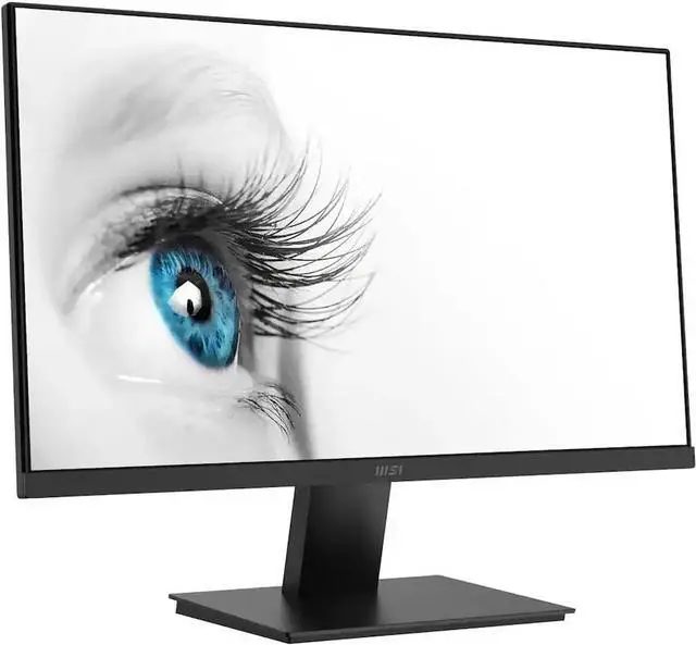 Alt view image 2 of 7 - MSI PRO MP241X Monitor 24" FHD VA (1920x1080) 75 Hz Display, 1 HDMI (1.4b), 1 VGA, Anti-Flicker, Anti-Glare, Ideal for Business & Productivity, Black (2024 Latest Model) Bundle with Docztorm Dock