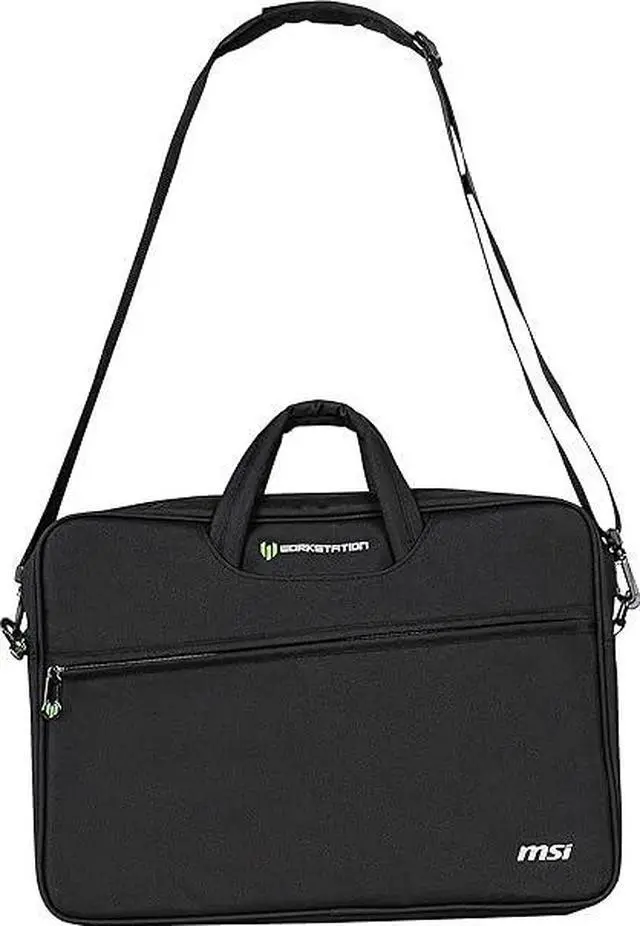 Alt view image 5 of 6 - msi Workstation Topload Bag G34-N1XXX15-SI9 Durable Laptop Carrying Case for Workstations & Notebooks, Padded Compartment, Professional Business Travel Bag