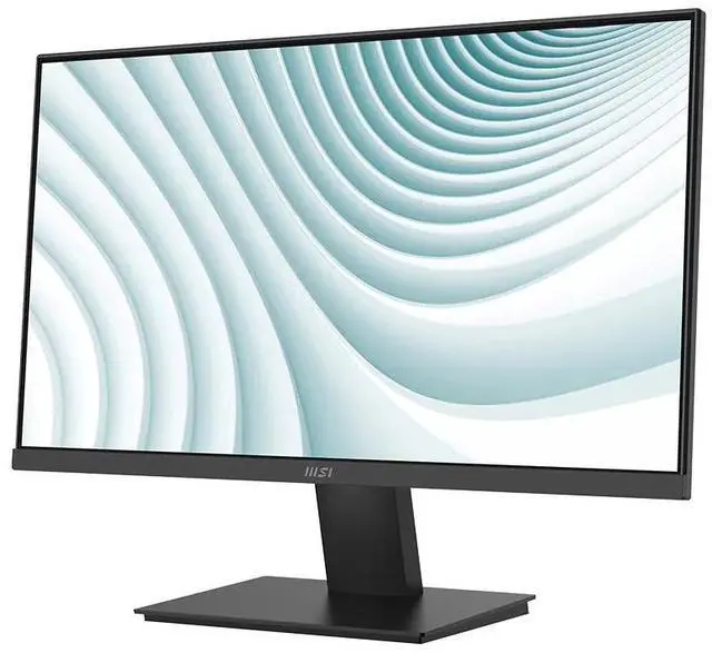 Alt view image 2 of 6 - MSI 24" FHD VA (1920x1080) Monitor, 75 Hz Refresh Rate, 1 HDMI (1.4b), 1 VGA, Anti-Flicker, Anti-Glare, Ideal for Business & Productivity, Black (2024 Latest Model), Bundle with Docztorm Dock