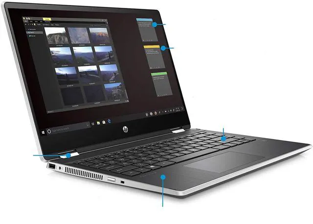 Alt view image 2 of 4 - HP Pavilion x360 - 14t 14-dh2011nr X Business 2-in-1 Laptop 14.0" Touchscreen FHD Display (Intel i5-1035G1, 8GB DDR4, 512GB SSD, Active Pen, Backlit KB, HD Webcam, Win 11 Home)