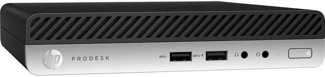 Main image of HP ProDesk 400 G5 Business Mini Desktop (Intel i5-9500T, Intel UHD 630, 8GB DDR4, 256GB PCIe SSD, Bluetooth, 65W PSU, RJ-45, Display Port, HDMI, Win 11 Pro)