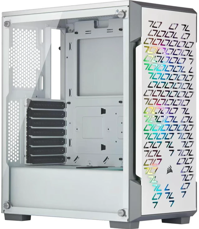 Main image of Velztorm iCUE 220T RGB Airflow Mid-Tower Velztorm Version White Case- CC-9900017-VEL