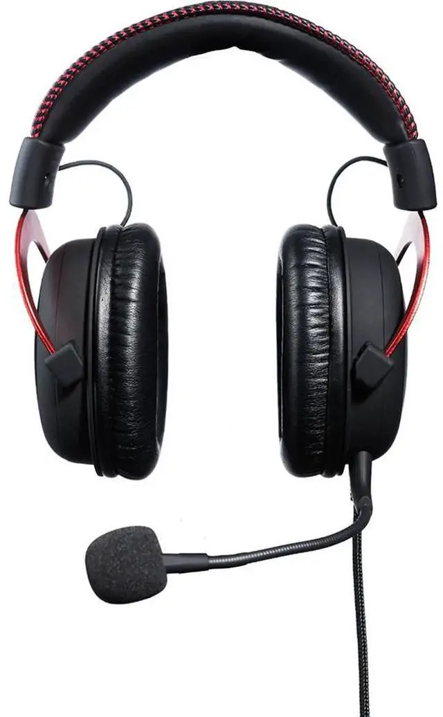 Alt view image 4 of 7 - HyperX Cloud II - Gaming Headset, 7.1 Surround Sound, Memory Foam Ear Pads, Durable Aluminum Frame, Detachable Microphone, Works with PC, PS5, PS4, Xbox Series X|S, Xbox One - Red