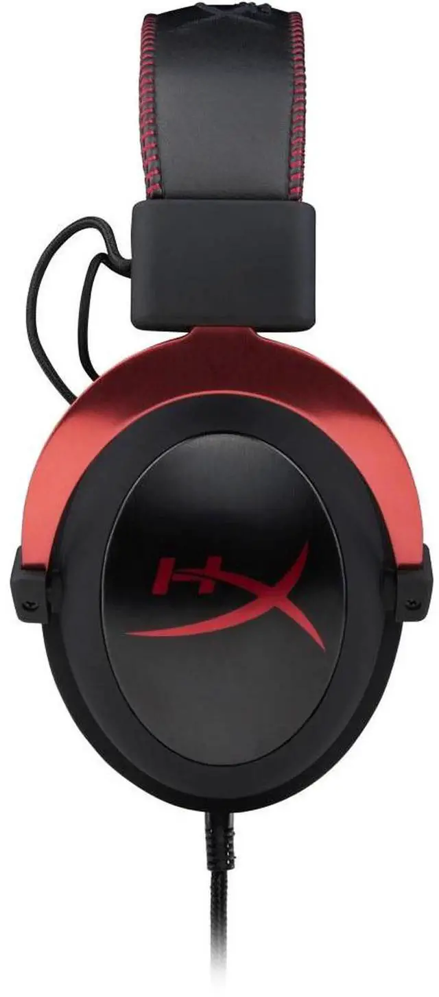 Alt view image 5 of 7 - HyperX Cloud II - Gaming Headset, 7.1 Surround Sound, Memory Foam Ear Pads, Durable Aluminum Frame, Detachable Microphone, Works with PC, PS5, PS4, Xbox Series X|S, Xbox One - Red