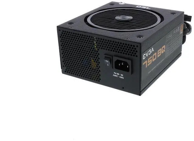 Alt view image 2 of 6 - EVGA 750 BQ 80+ BRONZE 750W Semi Modular Power Supply 110-BQ-0750-V1