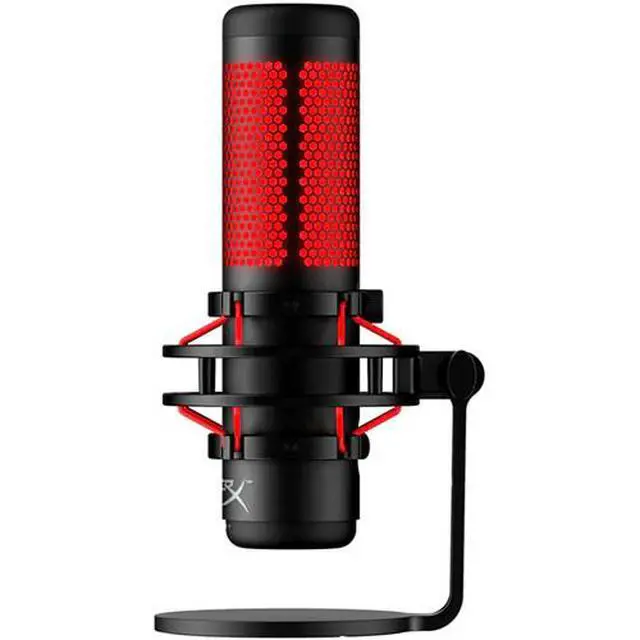 Alt view image 3 of 5 - HyperX QuadCast USB Condenser Gaming Microphone for PC, PS4 and Mac - Red (Renewed)