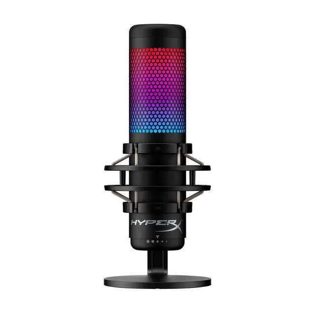 Alt view image 5 of 7 - HyperX QuadCast S RGB Lighting (Black-Grey) USB Microphone-4P5P7AA (Renewed
)