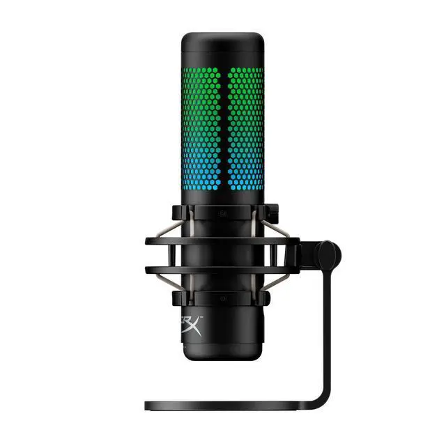Alt view image 6 of 7 - HyperX QuadCast S RGB Lighting (Black-Grey) USB Microphone-4P5P7AA (Renewed
)