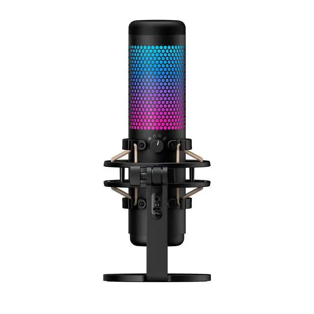 Alt view image 7 of 7 - HyperX QuadCast S RGB Lighting (Black-Grey) USB Microphone-4P5P7AA (Renewed
)