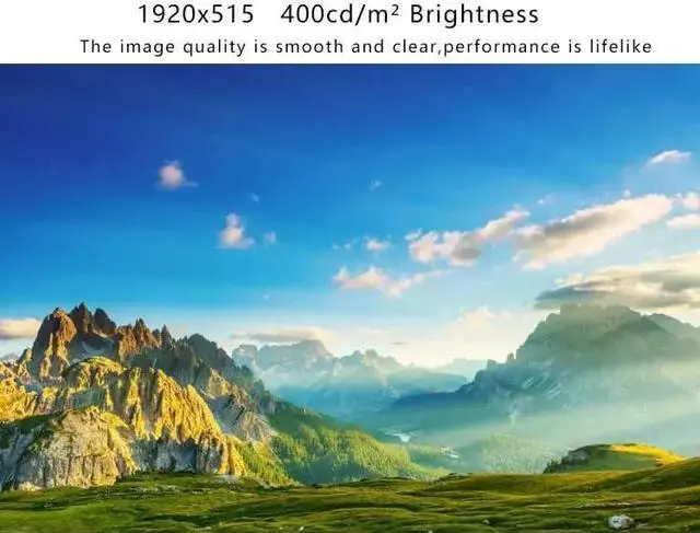 Alt view image 4 of 4 - Youritech NV126B5M-N42 12.6" Monitor with 60Hz Refresh Rate, 30 ms Response time, 400 nits Brightness, (1920X515)RGB Resolution, 30-Pin eDP Interface, Anti-glare (Black color)
