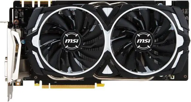 Alt view image 2 of 6 - MSI Gaming GeForce GTX 1070 8GB GDDR5 SLI DirectX 12 VR Ready Graphics Card (GTX 1070 ARMOR 8G OC)