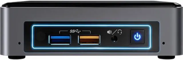 Alt view image 2 of 3 - Intel NUC NUC7i5BNK Small Form Factor Home and Business Mini Desktop (Intel i5-7260U, 16GB RAM, 256GB PCIe SSD, WiFi, Bluetooth, Thunderbolt 3, 4k Support, Dual Monitor Capable, Win 10 Pro)