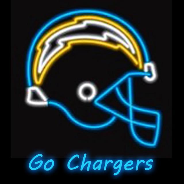 chargers neon light