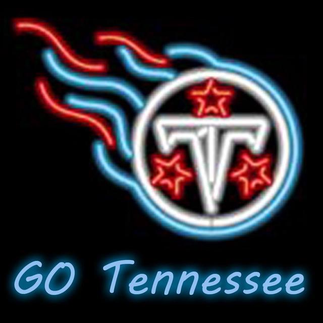 Fashion Neon Sign NFL Tennessee Titans Handcrafted Real Glass Lamp