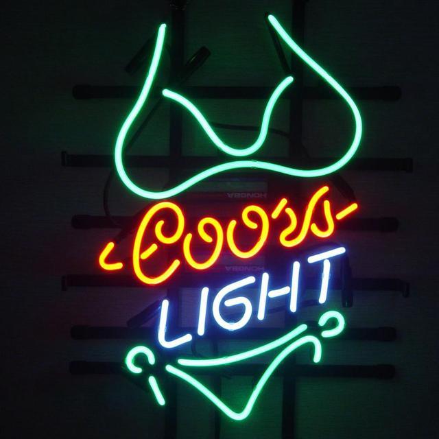 Coors light deals bikini neon sign