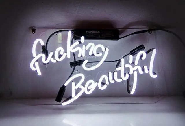 Main image of Fashion Handcraft Real Glass Tubes For bedroom Dispaly Cute neon  light Sigh 14x9