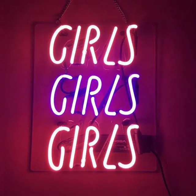 Main image of Neon Signs Girls Beer Bar Pub Girlsroom Recreation Room Lights Windows Wall Signs Or For  Christmas Gift 10x10
