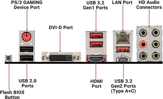 Alt view image 4 of 8 - MSI Arsenal Gaming B450 Tomahawk Max AM4 DDR4 DVI HDMI Crossfire ATX Motherboard