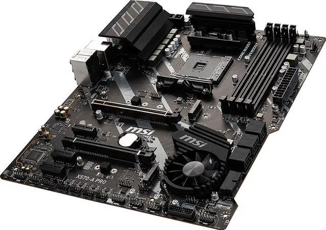 Alt view image 7 of 12 - MSI X570-A PRO ATX Motherboard (AMD AM4, DDR4, PCIe 4.0, M.2, HDMI,