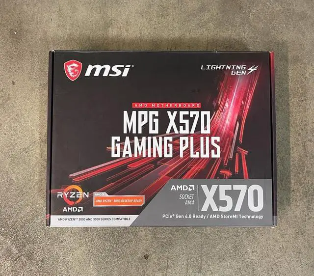 Alt view image 7 of 8 - MSI MPG X570 Gaming Plus Motherboard (AMD AM4, PCIe 4.0, DDR4, SATA 6Gb/s, M.2, USB 3.2 Gen 2, HDMI, ATX)