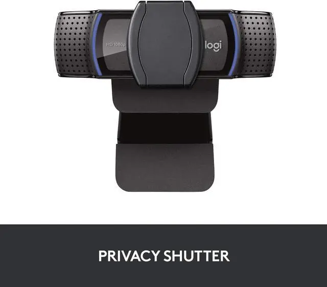 Alt view image 3 of 8 - Logitech C920S Webcam - 2.1 Megapixel - 30 fps - USB 3.1 - 1920 x 1080 Video - Auto-focus - Microphone