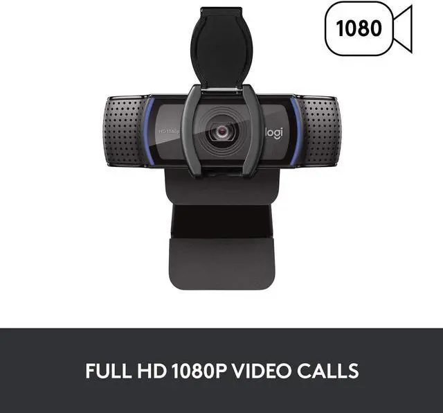 Alt view image 5 of 8 - Logitech C920S Webcam - 2.1 Megapixel - 30 fps - USB 3.1 - 1920 x 1080 Video - Auto-focus - Microphone