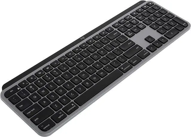 Alt view image 5 of 17 - Logitech MX KEYS FOR MAC 920-009552 Space Gray Bluetooth Wireless Keyboard