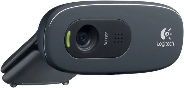 Alt view image 4 of 7 - Logitech C270 3 Megapixels HD Webcam - 720p Video - Widescreen - USB 2.0 Interface - Black