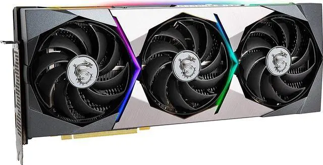 Alt view image 4 of 18 - MSI GeForce RTX 3080 Suprim X 10G LHR 10GB GDRR6X 320-Bit HDMI/DP Graphics Card