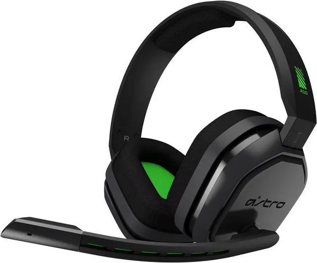 Alt view image 16 of 18 - Astro A10 Headset - Stereo - Green, Gray - Mini-phone - Wired - 32 Ohm - 20 Hz - 20 kHz - Over-the-ear, Over-the-head - Binaural - Circumaural