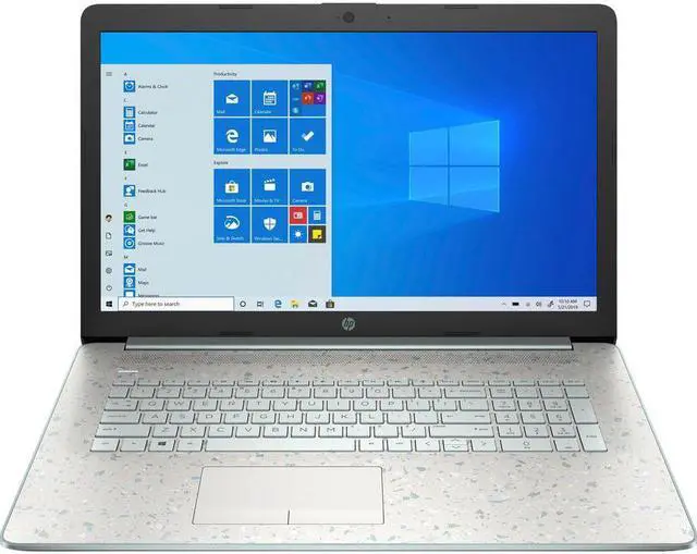 Alt view image 5 of 13 - HP Laptop Intel Core i5-1135G7 8GB Memory 256 GB PCIe SSD Intel Iris Xe Graphics 17.3" Non-Touch Screen Windows 10 Home 64-bit 17-by4003ds