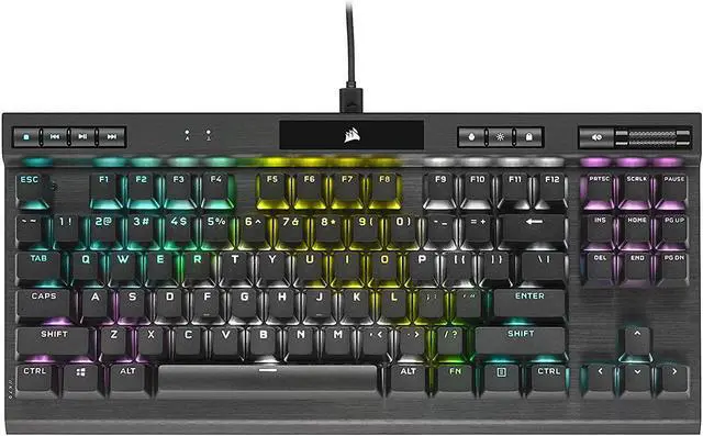 Alt view image 4 of 7 - Corsair K70 RGB TKL Champion Series Tenkeyless Mechanical Gaming Keyboard