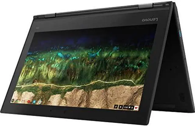 Alt view image 18 of 20 - Lenovo 500e Chromebook 2nd Gen 81MC005AUS 11.6" Touchscreen Rugged 2 in 1 Chromebook - HD - 1366 x 768 - Intel Celeron N4120 Quad-core (4 Core) 1.10 GHz - 4 GB RAM - 32 GB Flash Memory - Black -
