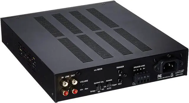 Alt view image 11 of 19 - Monoprice Unity 200-Watt Bridgeable Power Amp