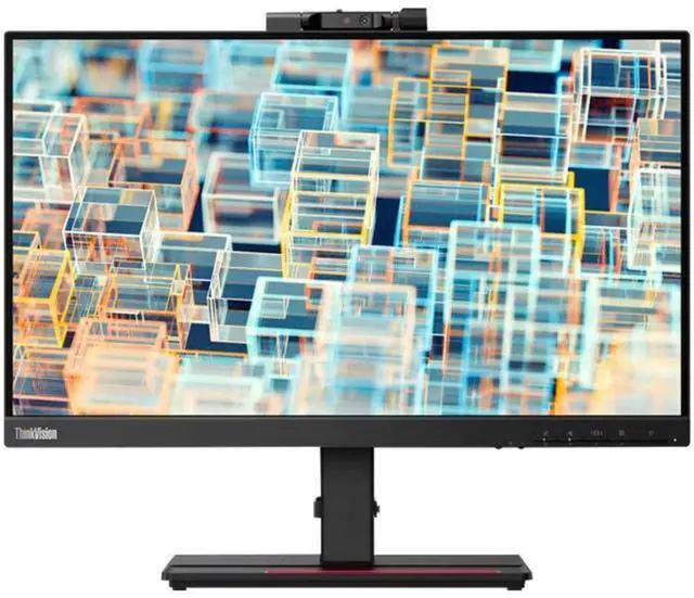 Alt view image 9 of 20 - Lenovo ThinkVision T22v-20 21.5" 16:9 Full HD VoIP IPS 60Hz LCD Monitor with Built-in Speakers