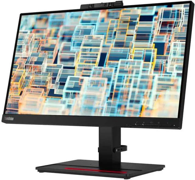 Alt view image 11 of 20 - Lenovo ThinkVision T22v-20 21.5" 16:9 Full HD VoIP IPS 60Hz LCD Monitor with Built-in Speakers
