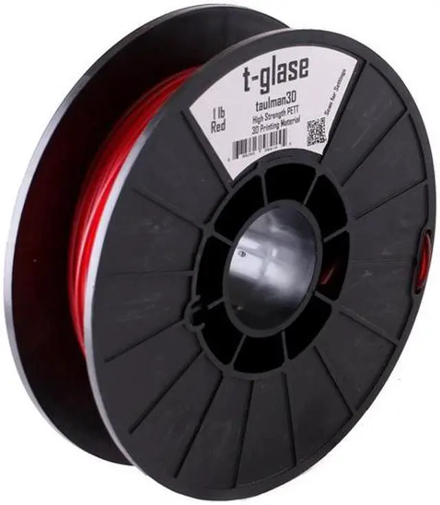 Alt view image 2 of 2 - Taulman T-Glase 3D Printing Filament - 2.85mm, 1lb, Red