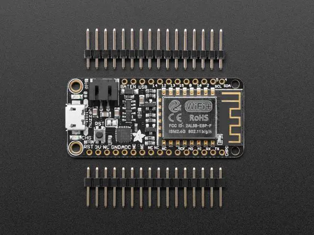 Alt view image 2 of 4 - Adafruit Feather Huzzah with ESP8266 Wi-Fi