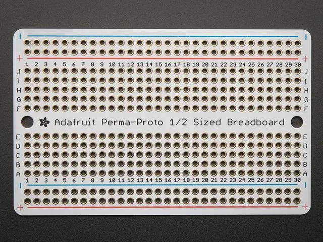 Alt view image 2 of 3 - Adafruit Perma-Proto Half-sized Breadboard PCB - 3 Pack
