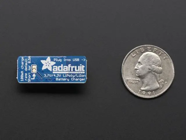Alt view image 3 of 5 - Adafruit Micro Lipo - USB LiIon/LiPoly Charger