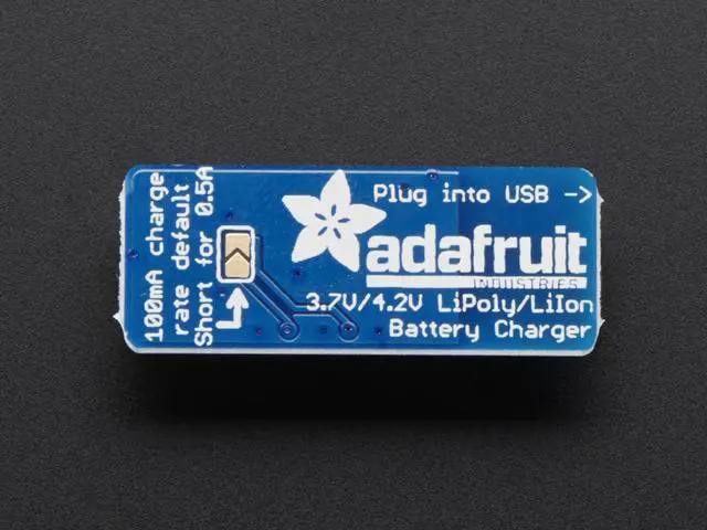 Alt view image 4 of 5 - Adafruit Micro Lipo - USB LiIon/LiPoly Charger