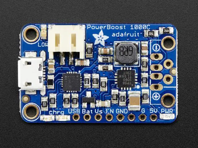 Alt view image 5 of 6 - Adafruit PowerBoost 1000 Charger - Rechargeable 5V Lipo USB Boost @ 1A - 1000C
