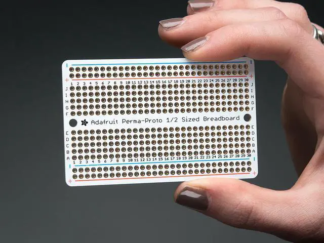 Alt view image 3 of 3 - Adafruit Perma-Proto Half-sized Breadboard PCB - 3 Pack