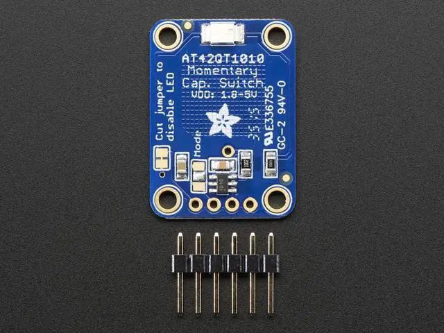 Alt view image 2 of 4 - Adafruit Standalone Momentary Capacitive Touch Sensor Breakout