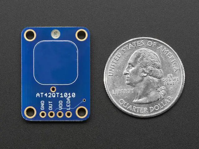 Alt view image 4 of 4 - Adafruit Standalone Momentary Capacitive Touch Sensor Breakout