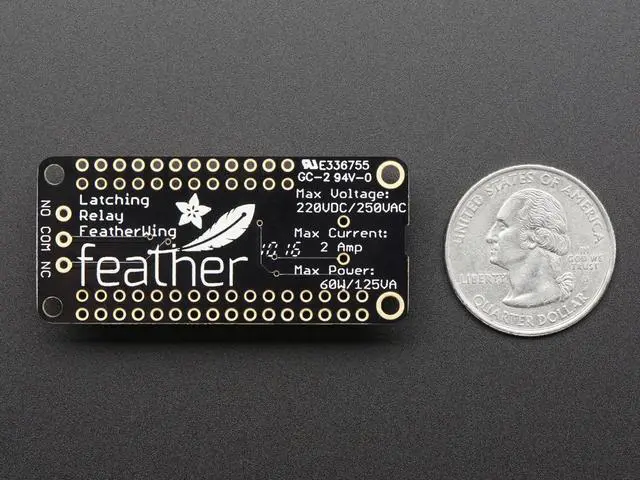 Alt view image 3 of 4 - Adafruit Latching Mini Relay FeatherWing